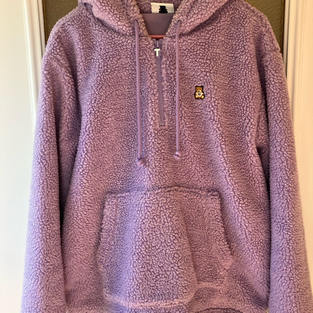 Teddy Fresh Lavender Sherpa Hoodie